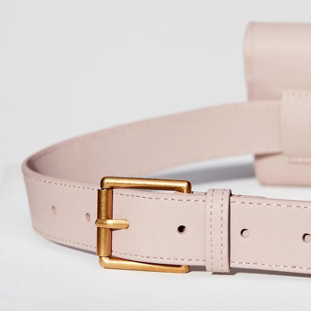 Aritzia Auxiliary Leather Snap Belt Bag - Picture 4 of 6